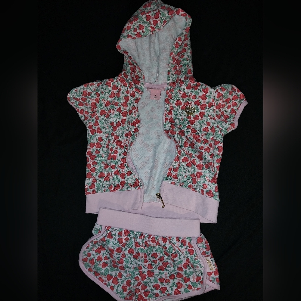 Strawberry Print Shorts